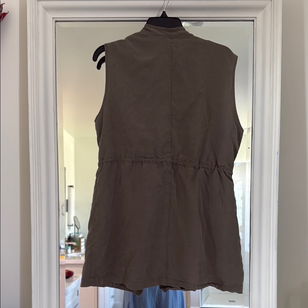 DREW Green Utility Jacket with Belted Waist - Picture 5 of 5